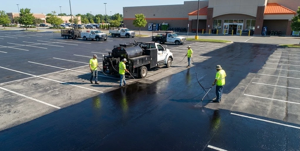Asphalt Sealcoating