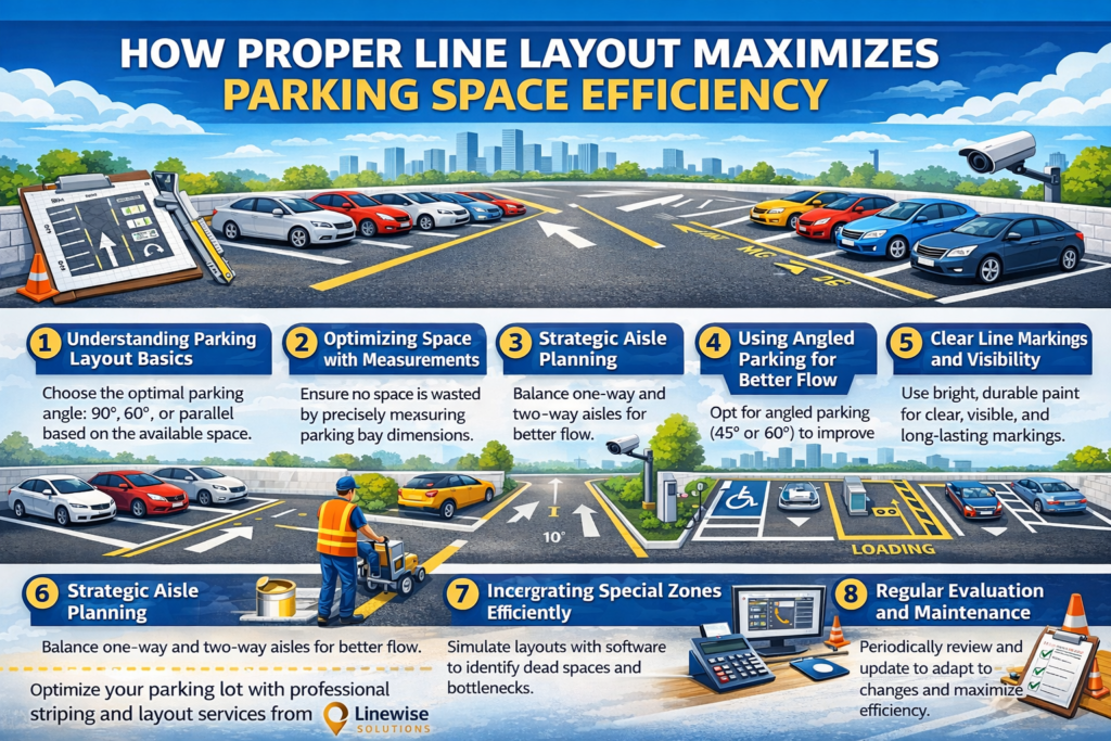 How Proper Line Layout Can Maximize Parking Space Efficiency